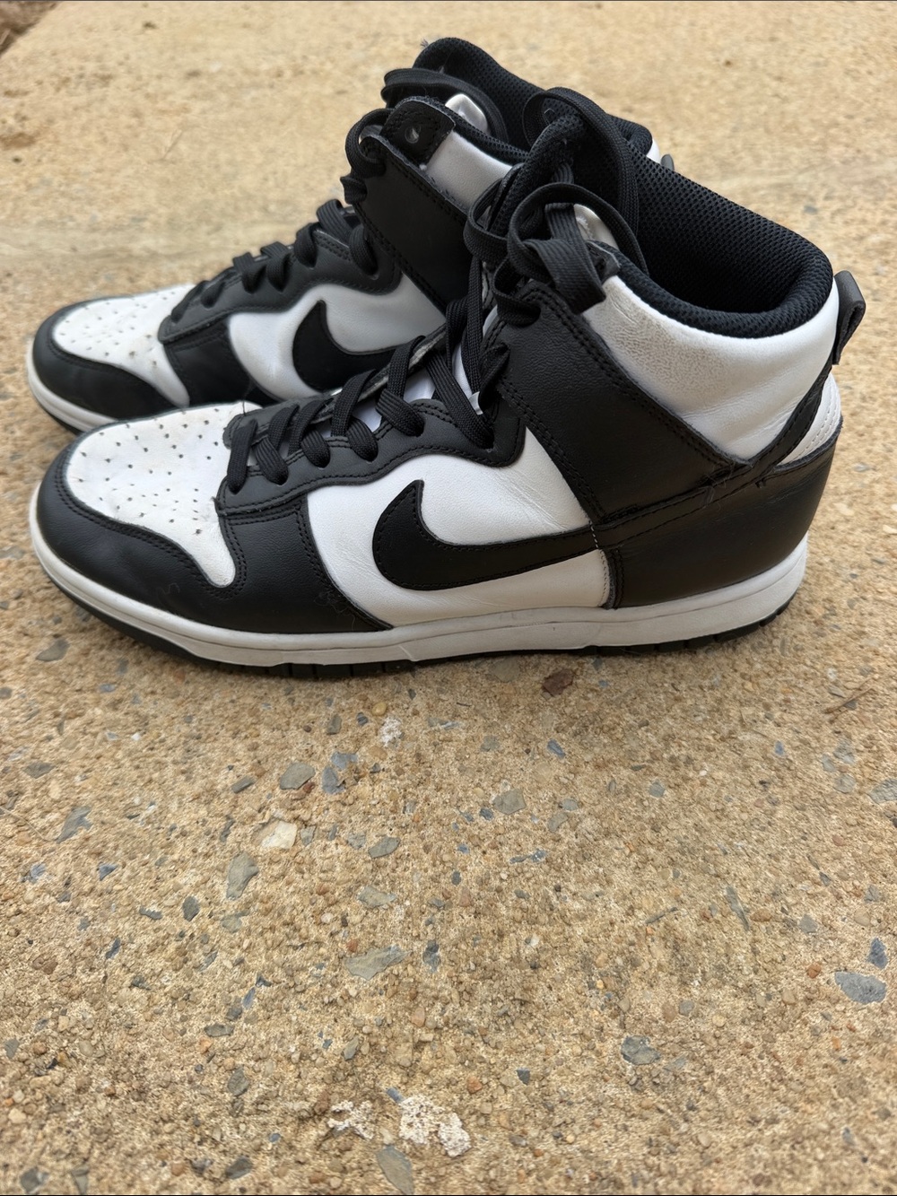 Nike Black & White High-Top Sneakers